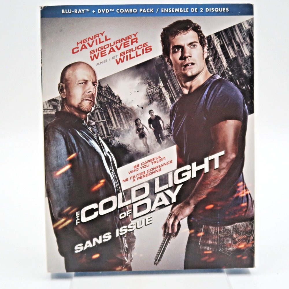 The Cold Light of Day Blu-ray DVD 2013 Henry Cavill Bruce Willis Slipcover